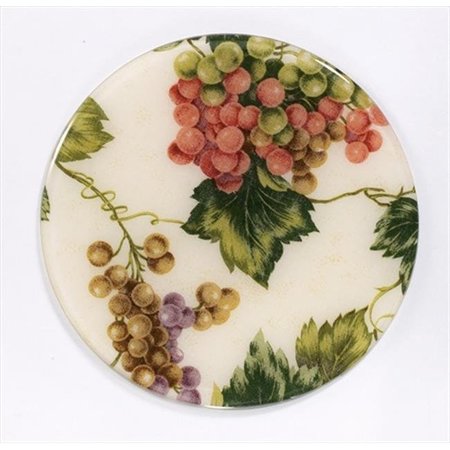 ANDREAS Andreas TRC-10 Grapes Casserole Silicone Trivet - Pack of 3 trivets TRC-10